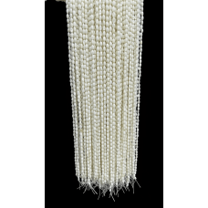 Sedef Doğal Taş Arpa Küçük Dizi – 38 cm Takı Yapımı İçin