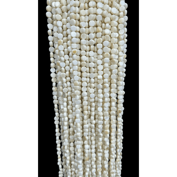 Sedef Doğal Taş Dizi – 38 cm Takı Yapımı İçin