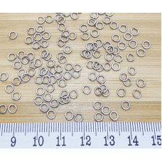 Pirinç Halka 4 mm Metal Renk – Dayanıklı, Paslanmaz ve Takı Yapımına Uygun Malzeme