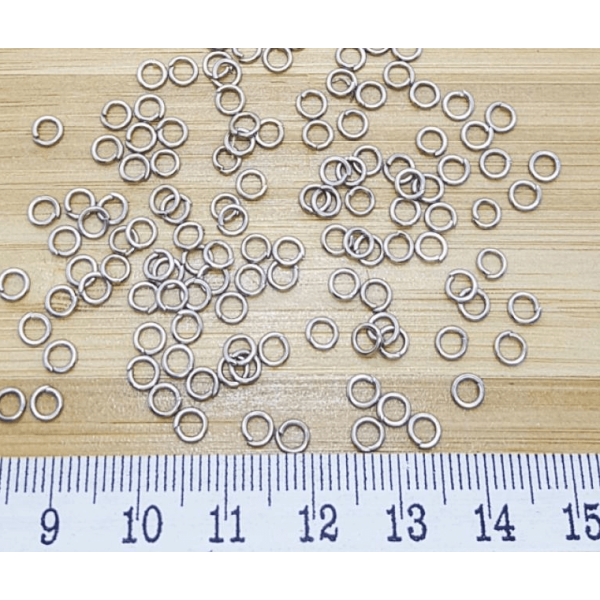 Pirinç Halka 4 mm Metal Renk – Dayanıklı, Paslanmaz ve Takı Yapımına Uygun Malzeme