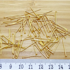 20 mm Altın Kaplama Pirinç Takı Çivisi – 1 Gram (Yaklaşık 10 Adet)
