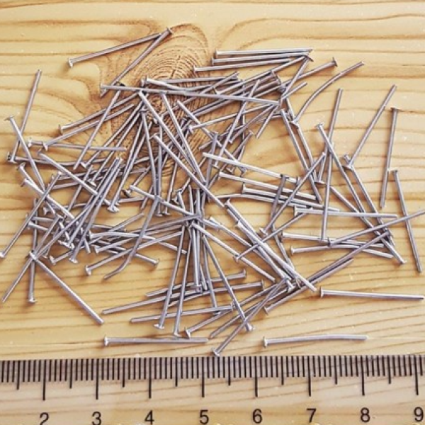 Pirinç Çivi 20 Mm Metal Renk | Gram Satış Takı Malzemeleri