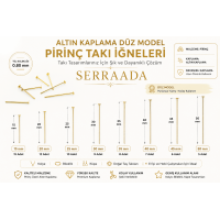 Altın Kaplama Düz Model Pirinç Takı İğnesi 0,80 mm – 15/20/25/30/35/40/45/50 mm Altın Kaplama Düz Model Pirinç Takı İğnesi 0,80 mm – 15/20/25/30/35/40/45/50 mm