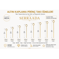 Altın Kaplama Pirinç Takı İğnesi 0,80 mm – 15/20/25/30/35/40/45/50 mm Altın Kaplama Pirinç Takı İğnesi 0,80 mm – 15/20/25/30/35/40/45/50 mm