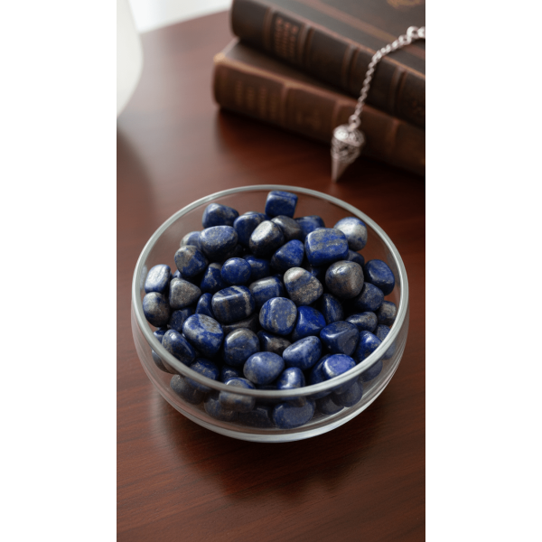 Lapis Lazuli Doğal Taş Tamburlanmış Parça - Saf Gece Mavisi (2-2,5 cm)