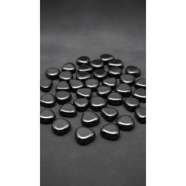 Hematit Doğal Taş Tamburlanmış Parça - Metalik Parlak Seri (2-2,5 cm)