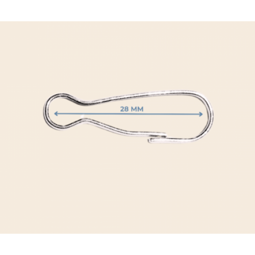 28 mm Tel Kanca Metal Renk – Dayanıklı ve Uygun Fiyatlı