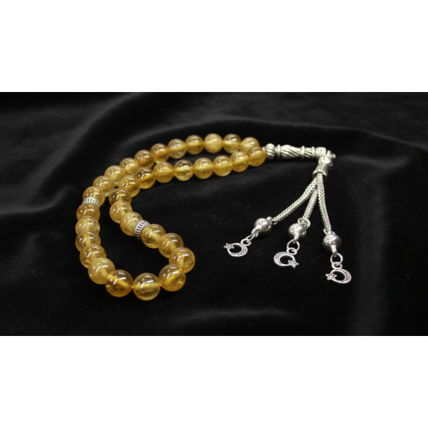 Sitrin Taşı Tesbih – Enerji, Zarafet ve Şıklık | Serraada