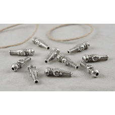 Ay Yıldız Desenli Gümüş Kaplama İmame – 5’li Paket Tesbih Aparatı