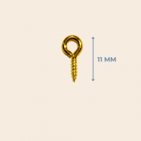 11 mm Metal Epoksi Vidası - Sarı Renk (1000 Adet)