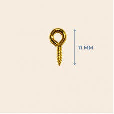 11 mm Metal Epoksi Vidası - Sarı Renk (1000 Adet)