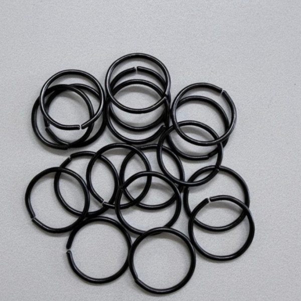 16 mm x 1,5 mm Yuvarlak Birleştirme Halkası Siyah Renk