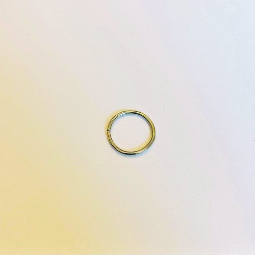 18 mm İç Çap x 2 mm Yuvarlak Birleştirme Halkası Nikel Renk