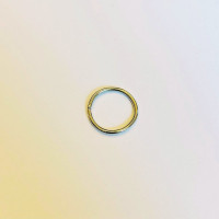 2 cm x 2 mm Yuvarlak Birleştirme Halkası Nikel Renk