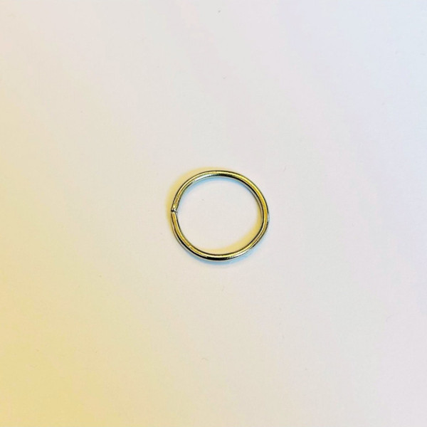 2 cm x 2 mm Yuvarlak Birleştirme Halkası Nikel Renk