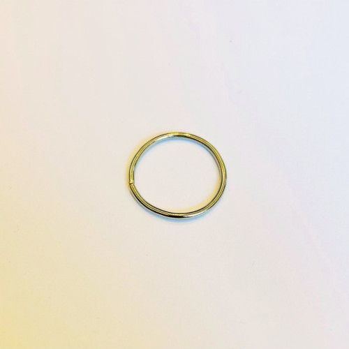 2,5 cm x 2 mm Yuvarlak Birleştirme Halkası Nikel Renk 2,5 cm x 2 mm Yuvarlak Birleştirme Halkası Nikel Renk