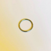 2,5 cm x 2,5 mm Yuvarlak Birleştirme Halkası Nikel Renk