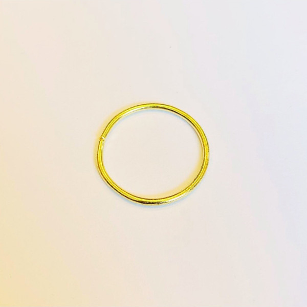 3,5 cm Yuvarlak Metal Halka - Gold (2,5 mm Kalınlık) 3,5 cm Yuvarlak Metal Halka - Gold (2,5 mm Kalınlık)