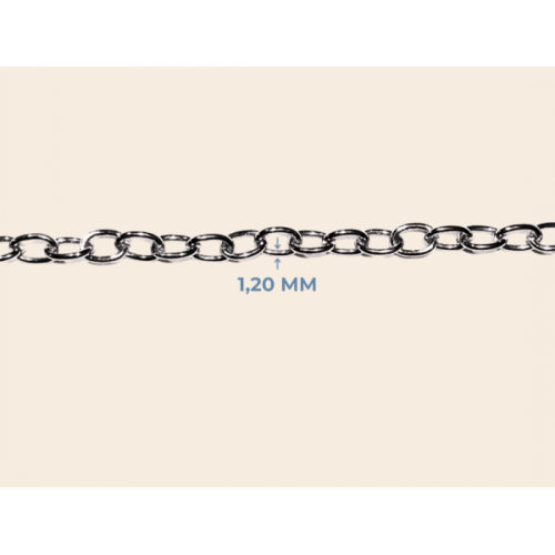 1,20 mm Tel Kalınlığı Düz Metal Zincir - 10 Metre (Ekonomik Paket) 1,20 mm Tel Kalınlığı Düz Metal Zincir - 10 Metre (Ekonomik Paket)