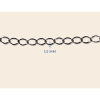 1,5 mm Küçük Kelepçe Zincir – 10 Metre Bağ