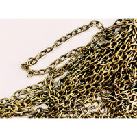 1,5 mm Antik Renk Düz Takı Zinciri (Minimum 10 Metre)