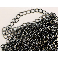 2 mm Füme Rengi Kelepçe Takı Zinciri (Minimum 10 Metre)