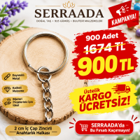 2 cm İç Çap Zincirli Anahtarlık Halkası – 900 Adet